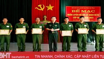 Hoàn thành huấn luyện bổ túc sĩ quan dự bị cấp đại đội thuộc 3 tỉnh