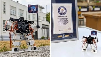 Robot hình người nhỏ nhất thế giới 