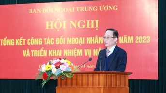 Ban Đối ngoại Trung ương tổ chức Hội nghị tổng kết công tác đối ngoại nhân dân năm 2023, triển khai nhiệm vụ năm 2024