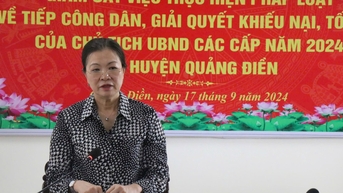 Tăng cường trách nhiệm của Chủ tịch UBND trong tiếp công dân