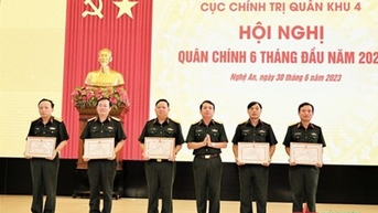 នាយកដ្ឋាននយោបាយនៃយោធភូមិភាគទី៤ សន្និសីទនយោបាយ-យោធារយៈពេល៦ខែដើមឆ្នាំ២០២៣