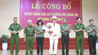 Giám đốc Công an tỉnh Lạng Sơn làm giám đốc Công an Bà Rịa