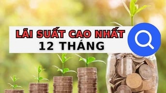 Top ngân hàng có lãi suất cao khi gửi tiết kiệm 12 tháng