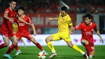 Hoàng Đức chưa tìm được duyên ghi bàn, Thể Công Viettel hòa Hải Phòng