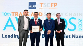 HDBank lần thứ hai liên tiếp là Ngân hàng đối tác hàng đầu tại Việt Nam của ADB