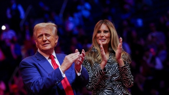 Phu nhân bất ngờ xuất hiện, phát biểu tại sự kiện của ông Trump
