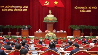 Ngày làm việc thứ hai của Hội nghị Trung ương 10 khóa XIII