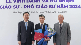 Thủ khoa tốt nghiệp trở thành phó giáo sư trẻ nhất Trường Bách khoa TPHCM