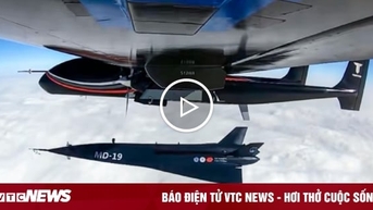 Trung Quốc lần đầu công bố video thử nghiệm UAV siêu thanh
