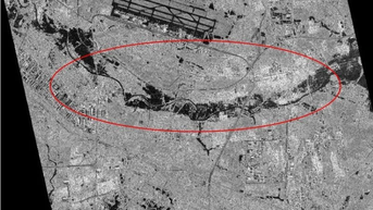 Xử lý hình ảnh vệ tinh radar đánh giá thiệt hại sau bão