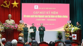 Báo Quân đội nhân dân tổ chức kỷ niệm 30 năm xuất bản Nguyệt san Sự kiện và Nhân chứng
