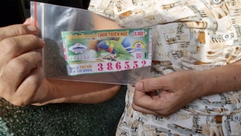 Vụ vé số trúng giải đặc biệt bị rách: Công ty xổ số trả lại tiền giám định