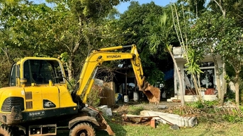 Hình ảnh cưỡng chế 2 hộ dân cuối cùng của dự án công viên hơn 700 tỉ đồng ở BR-VT