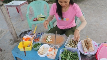 Bánh tráng nướng cuộn dễ làm, ngon miệng