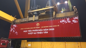 Cảng biển VIMC khởi động năm 2025 với khí thế vươn khơi mạnh mẽ