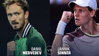 Chuyên gia: "Đánh bại Djokovic, Sinner có lợi thế tinh thần hơn Medvedev"