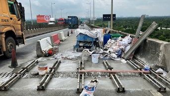 Sửa chữa cầu Long Thành vượt tiến độ, cao tốc sắp thông thoáng trở lại