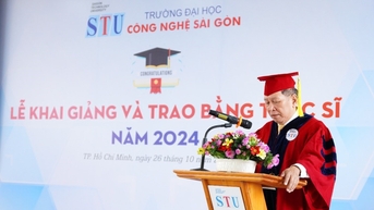 STU tổ chức Lễ khai giảng và trao bằng tốt nghiệp thạc sĩ năm 2024