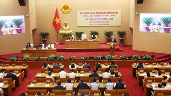 HĐND TP Hà Nội khai mạc Kỳ họp chuyên đề, xem xét 4 nhóm nội dung