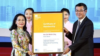 TP.HCM chính thức gia nhập Mạng lưới thành phố học tập toàn cầu của UNESCO