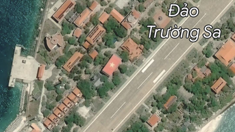 Google Maps đã khôi phục hình ảnh cờ Tổ quốc trên đảo Trường Sa Lớn