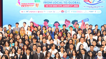សិស្សពូកែជិត២០០នាក់ចូលរួមមហោស្រពនិស្សិតពិភពលោកលើកទី១នៅទីក្រុងហូជីមិញឆ្នាំ២០២៤