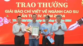 VRG trao giải báo chí viết về ngành cao su lần 4 năm 2024