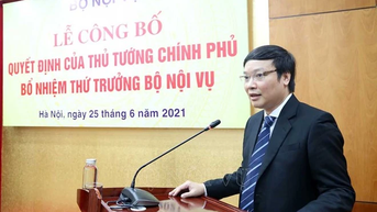 Thủ tướng bổ nhiệm Thứ trưởng Bộ Nội vụ
