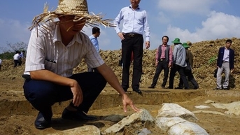 Lần đầu tiên phát lộ cấu trúc hào thành thành nhà Hồ