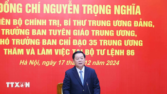 Đoàn công tác của Ban Chỉ đạo 35 Trung ương thăm, làm việc với Bộ Tư lệnh 86