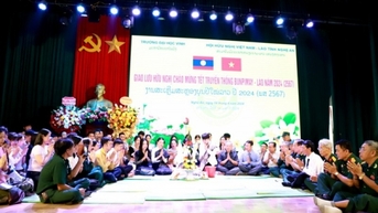 Nghệ An tiếp nhận 31 lưu học sinh Lào học Chương trình giáo dục phổ thông