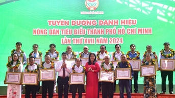 TP Hồ Chí Minh tuyên dương “Nông dân tiêu biểu” lần thứ 17 năm 2024