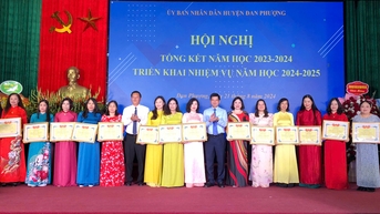 Đan Phượng tiếp tục dẫn đầu Hà Nội về tỷ lệ trường đạt chuẩn quốc gia