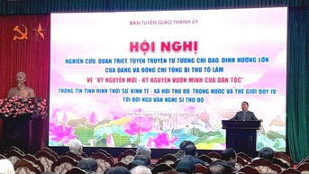 Hơn 300 văn nghệ sĩ Thủ đô tham gia quán triệt về “kỷ nguyên vươn mình của dân tộc"