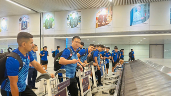 Đội tuyển U22 Việt Nam đến Changsha, sẵn sàng cho giải CFA Team China 2024