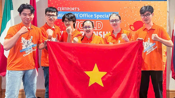 Việt Nam giành 2 huy chương tại giải tin học văn phòng và thiết kế đồ họa thế giới