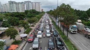 Tuyến đường 12 làn xe ở TPHCM sắp mở làn ưu tiên cho xe đạp