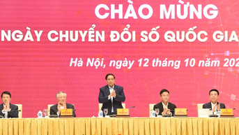 [ Ảnh] Thủ tướng Phạm Minh Chính dự sự kiện Chào mừng Ngày Chuyển đổi số quốc gia năm 2024