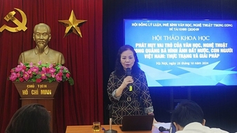 លើក​តម្កើង​អំណាច​អក្សរសាស្ត្រ និង​សិល្បៈ លើក​តម្កើង​មុខមាត់​វៀត​ណាម​ដល់​មិត្ត​អន្តរជាតិ