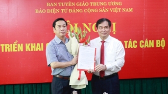 Nhà báo Nguyễn Công Dũng được giao phụ trách Báo điện tử Đảng Cộng sản Việt Nam