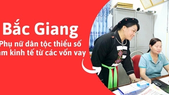 Phụ nữ dân tộc thiểu số làm kinh tế từ vốn vay
