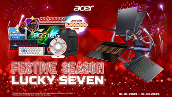 រដូវកាលបុណ្យ - Lucky Seven៖ ឱកាសដើម្បីស្វែងរកអំណោយដ៏ទាក់ទាញជាមួយ Acer