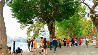 khách du lịch đến Hà Nội trong dịp Tết dương lịch và chào năm mới 2025 đạt 160 nghìn lượt khách, t