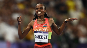 Nữ cảnh sát giành HCV đầu tiên cho Kenya ở Olympic 2024