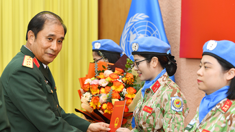 Thêm ba nữ sĩ quan tham gia gìn giữ hòa bình Liên Hợp Quốc