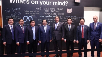 Cách chào đón đặc biệt của Tập đoàn Meta với Thủ tướng Việt Nam