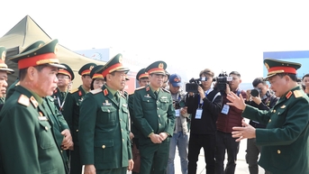 Tổng duyệt Triển lãm Quốc phòng quốc tế Việt Nam 2024