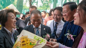 Thử trà đạo, bóng chày, cờ shogi tại Lễ hội Việt - Nhật 2024