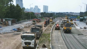 Dự kiến thông xe đường Lê Quang Đạo trong tháng 12