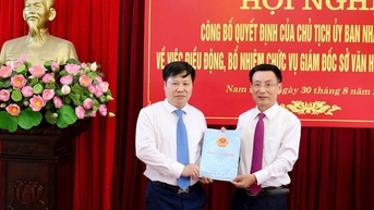 Nam Định bổ nhiệm nhiều lãnh đạo chủ chốt